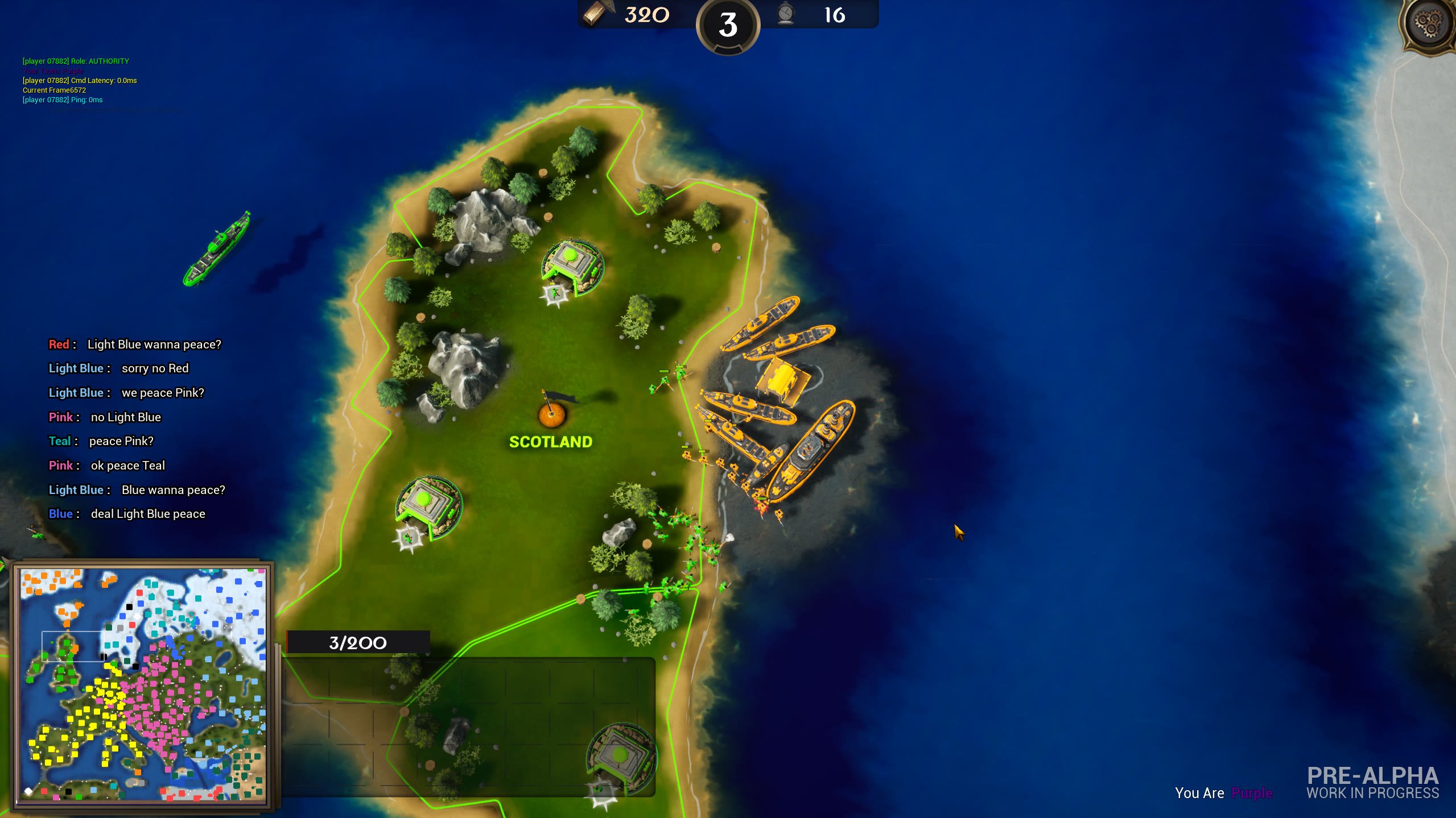 Thousands of units battling on screen